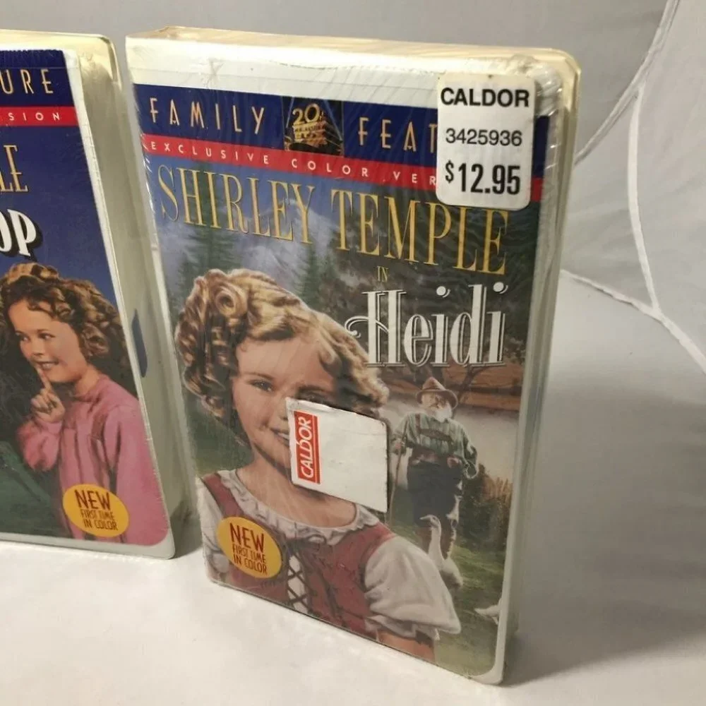 Collectors SHIRLEY TEMPLE COLLECTION LOT 3 VHS video Tapes MOVIES